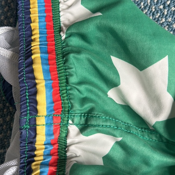 Mini Boden Star Swim Trunks - Picture 6 of 6